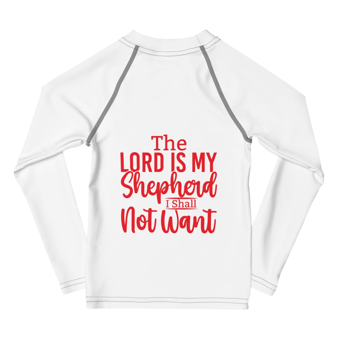 The Lord Is My Psalm 23: 1 Kids Long Sleeves