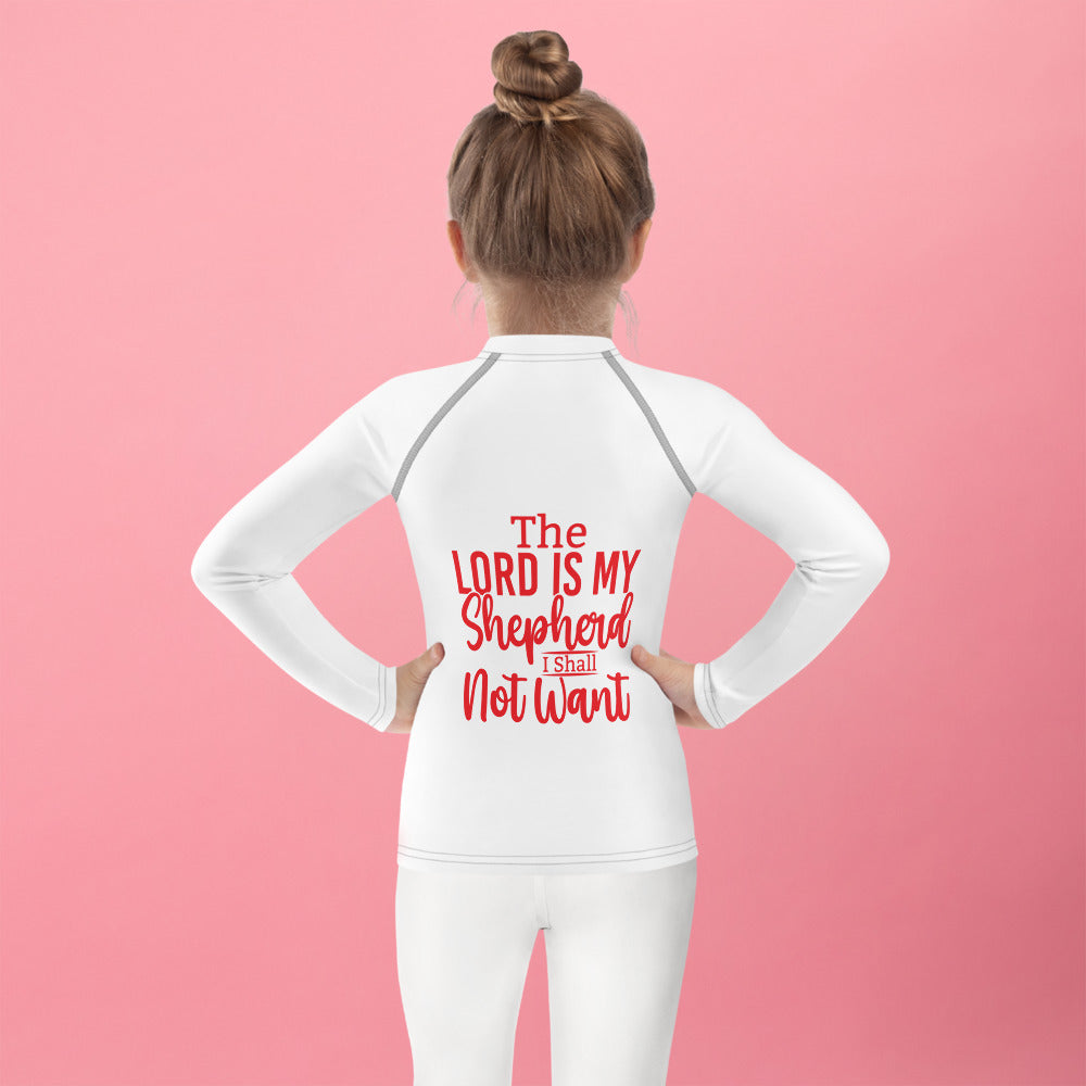 The Lord Is My Psalm 23: 1 Kids Long Sleeves