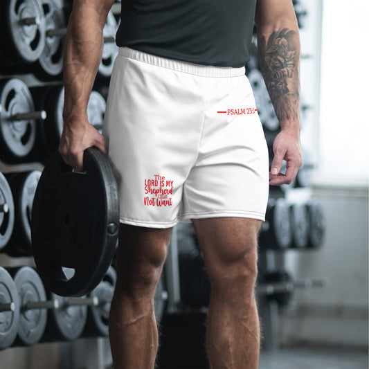 The Lord is My Shepard Psalm 23:1 Gym Wear Shorts For Men
