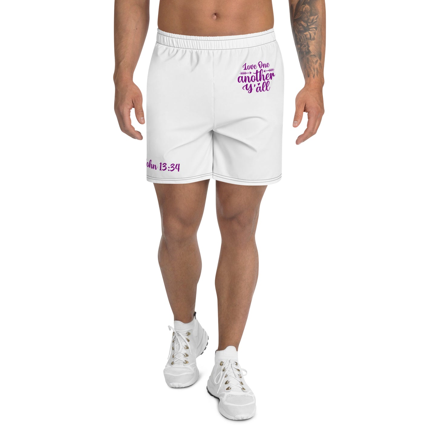 Love One Another Y'All Unisex Long Shorts