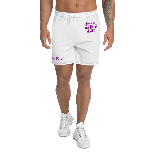 Love One Another Y'All  Unisex Long Shorts