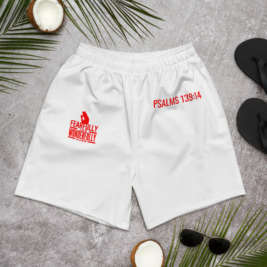 Fearfully and Wonderfully made Psalm 139: 14 Unisex Athletic Shorts