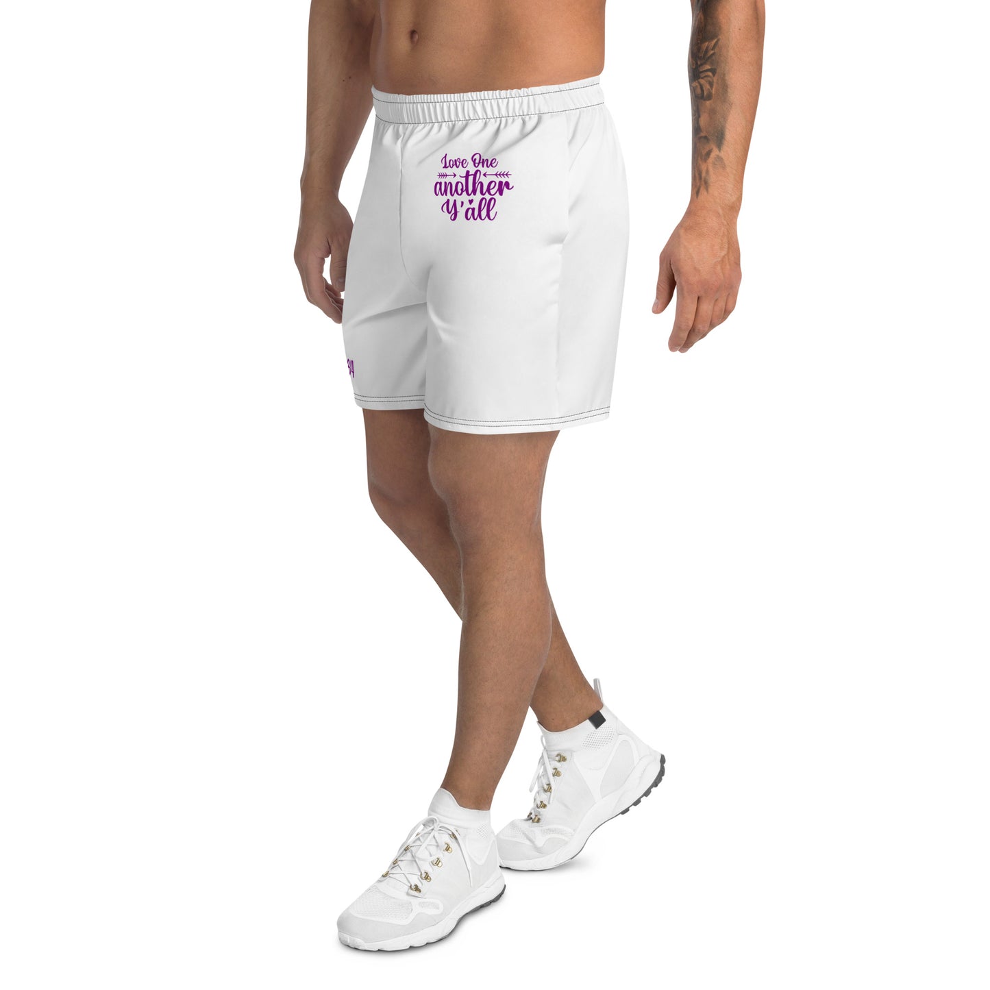 Love One Another Y'All Unisex Long Shorts