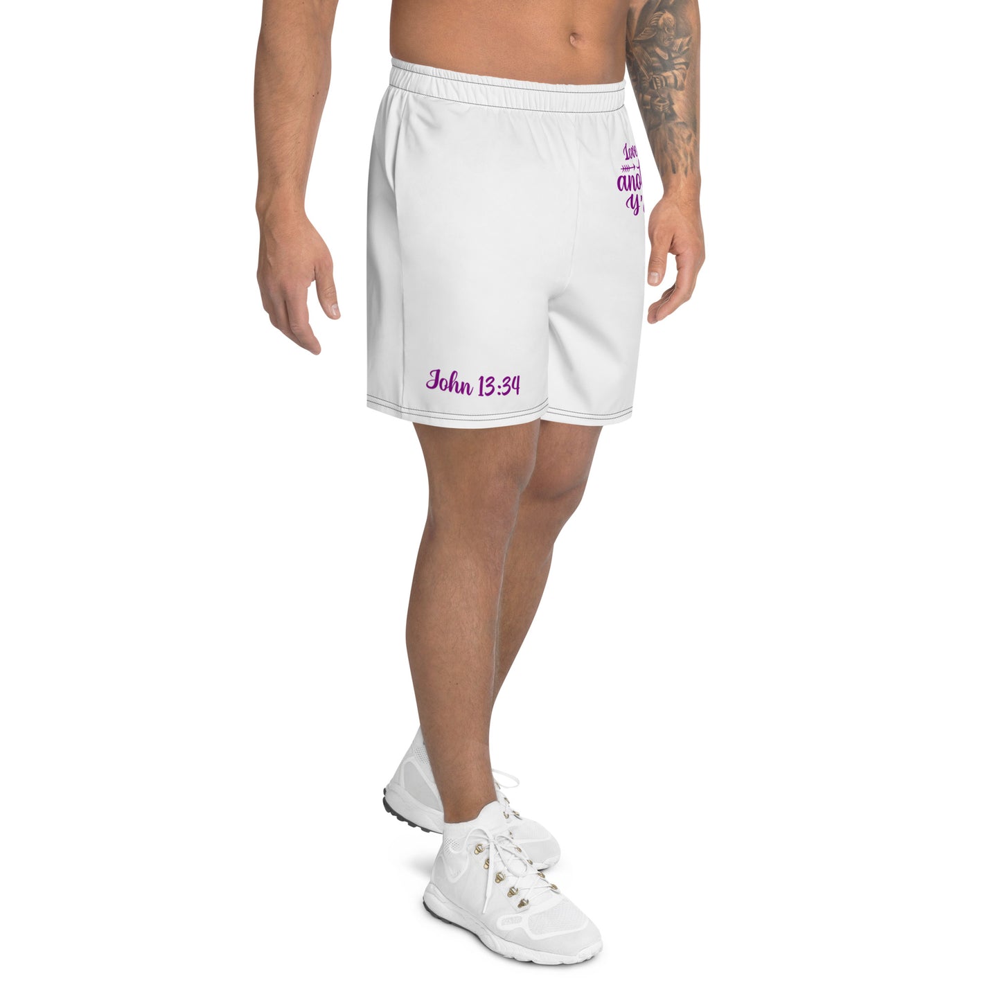 Love One Another Y'All Unisex Long Shorts