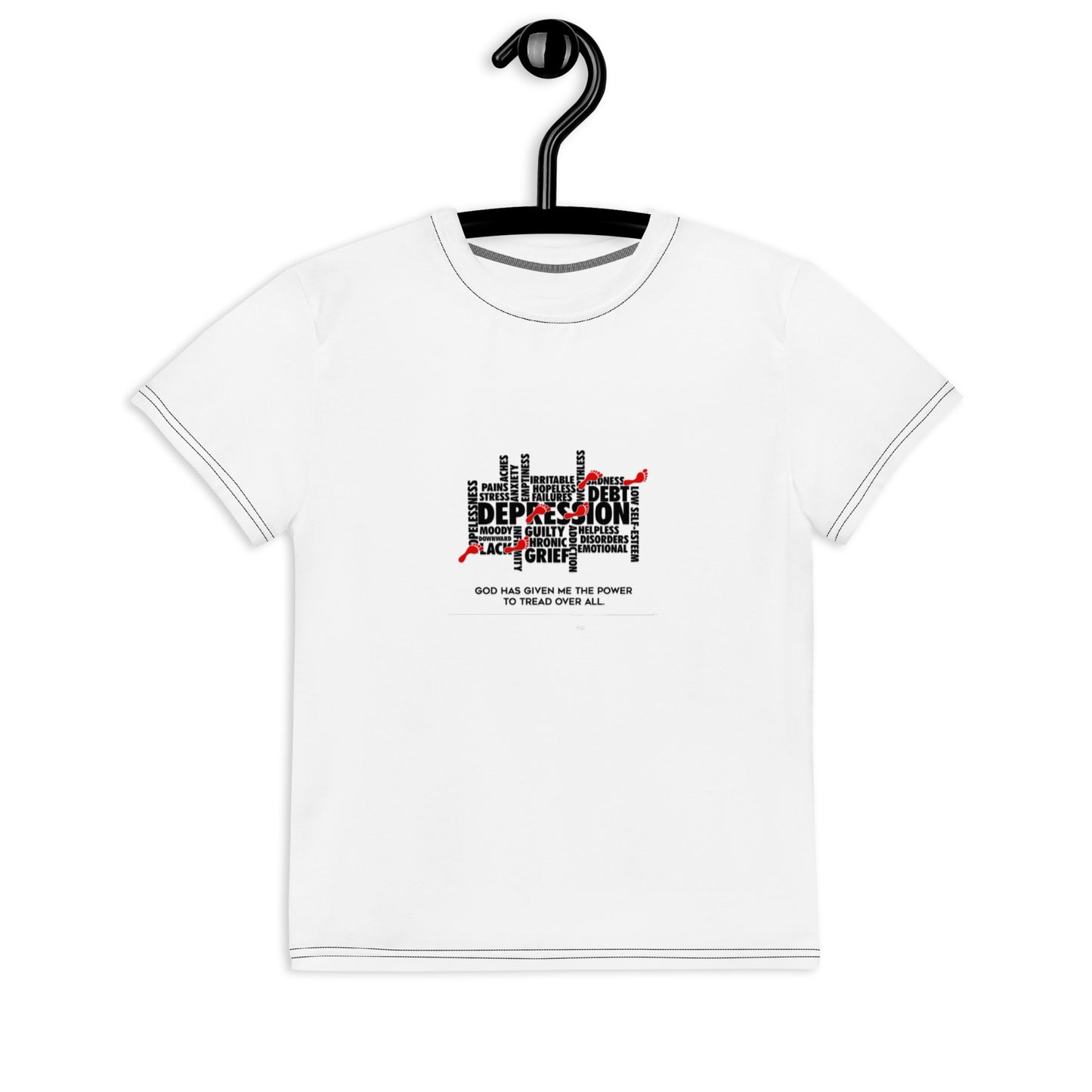 God Has Given Me The Power Romans 12:2 Crew Neck T-Shirt