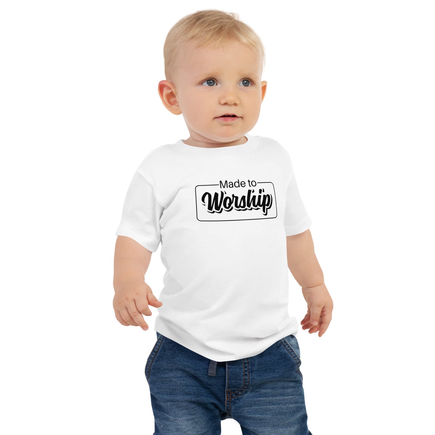 Made To Worship Psalm 95:1 Short Sleeve Baby T-shirts