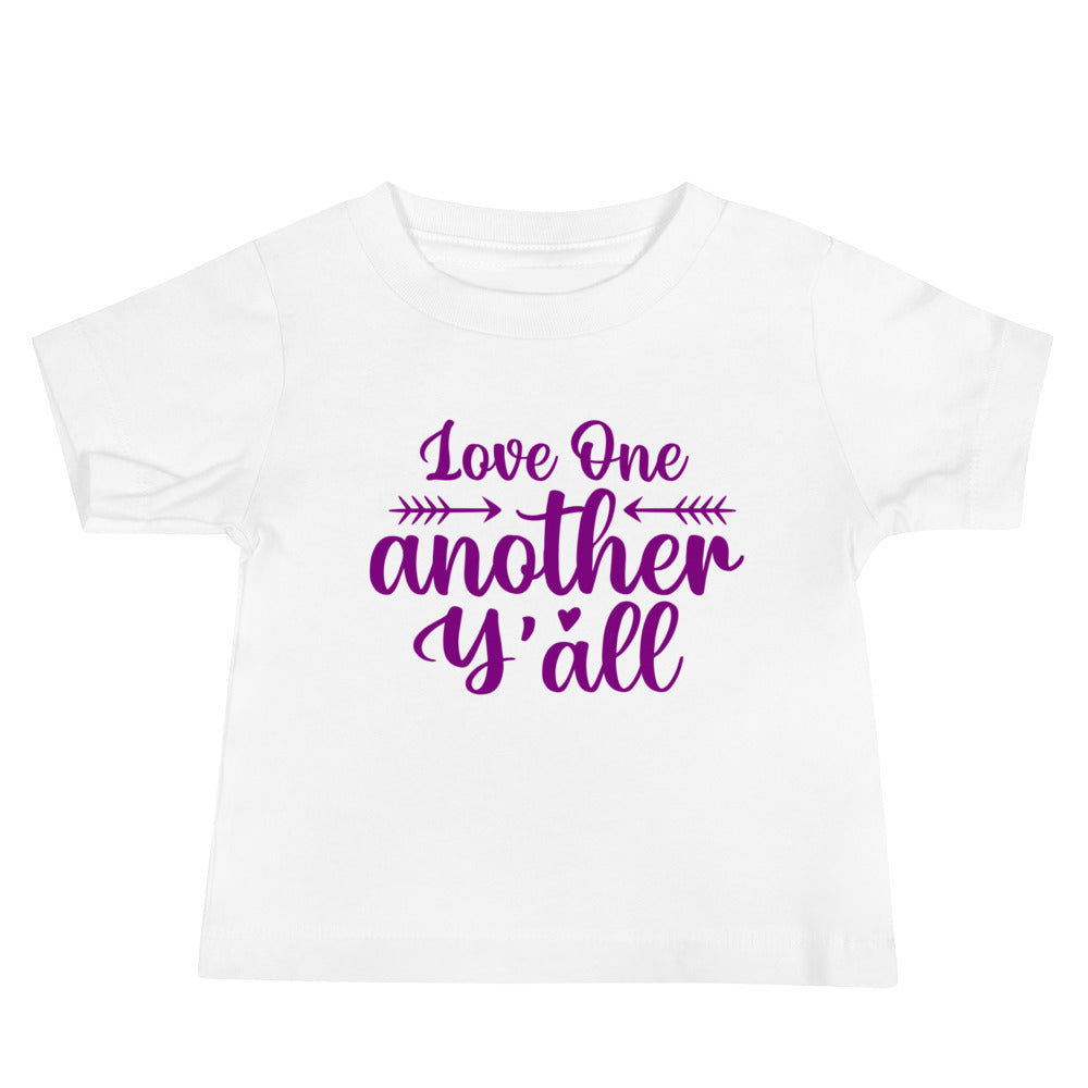 Love One Another Y'all Baby Jersey Short Sleeve T Shirts