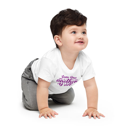 Love One Another Y'all Baby Jersey Short Sleeve T Shirts