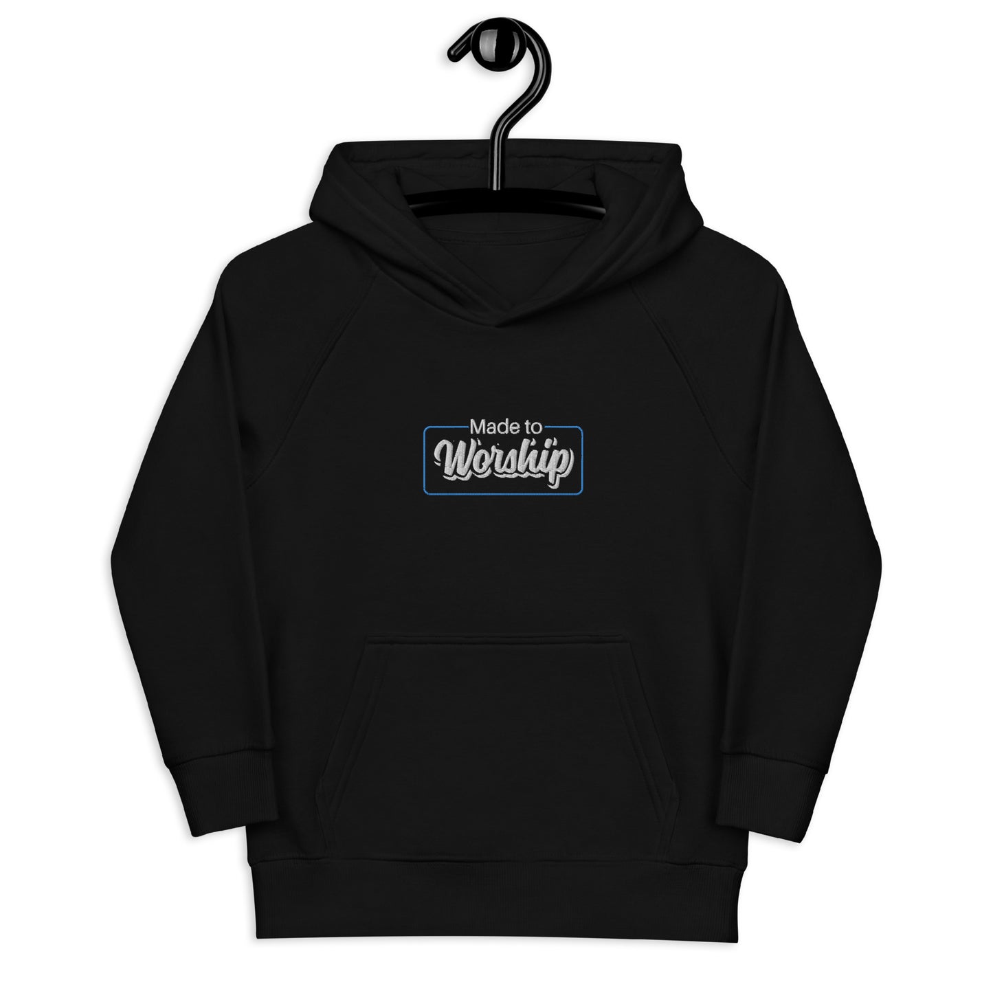 Made To Worship Kids Raglan Sleeves Hoodie