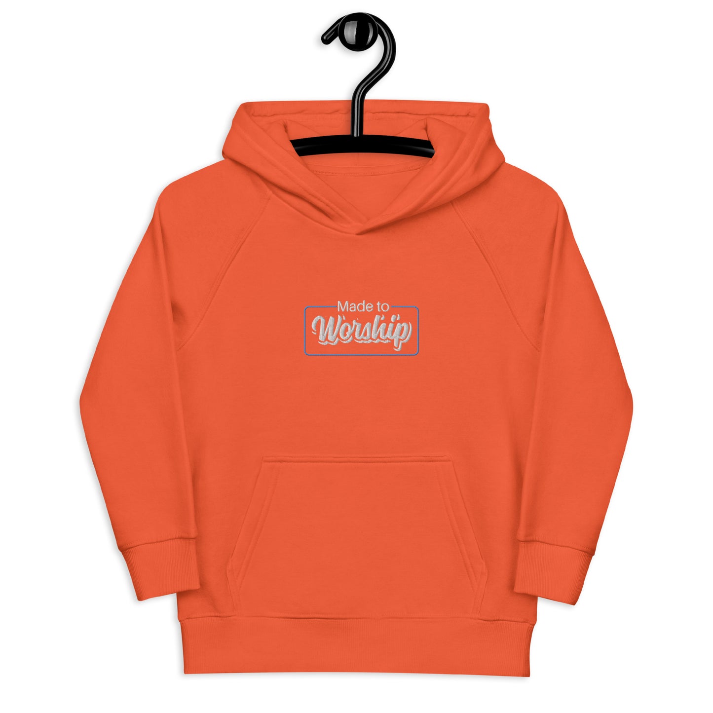 Made To Worship Kids Raglan Sleeves Hoodie