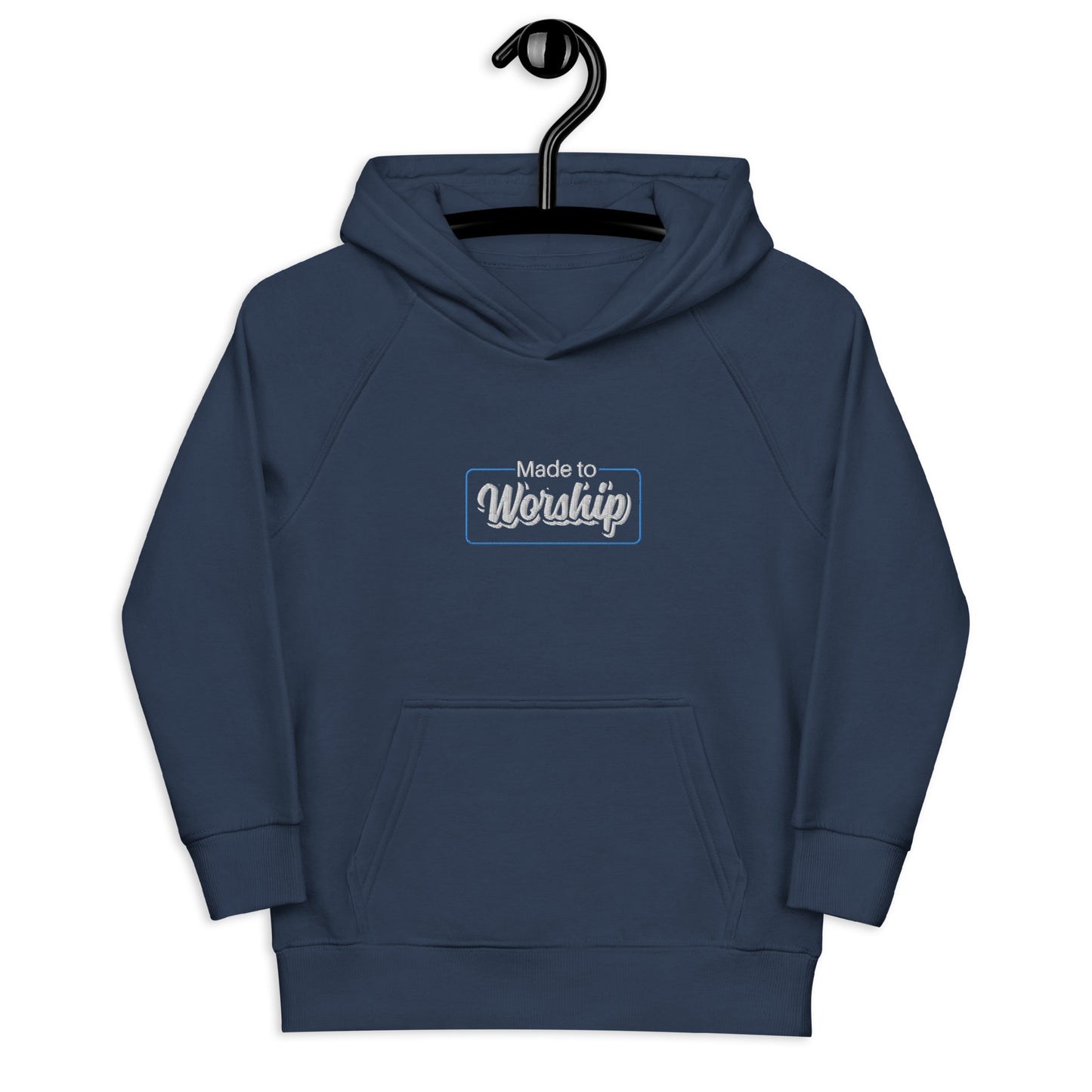Made To Worship Kids Raglan Sleeves Hoodie