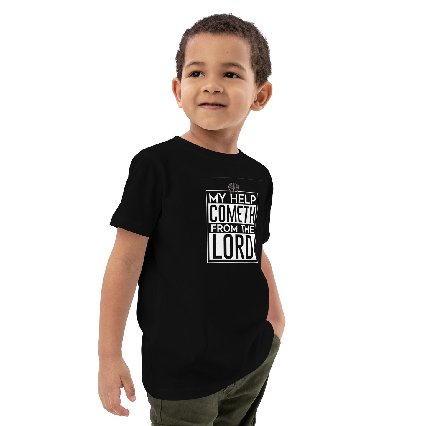My Help Cometh From The Lord 100% Organic Cotton T-shirt For kids