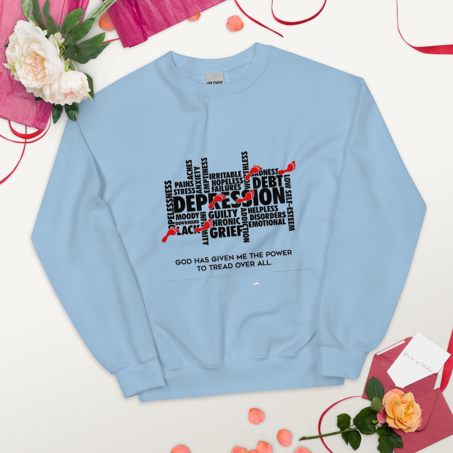 God Has Given Me The Power Luke 10:19 Unisex Sweatshirt