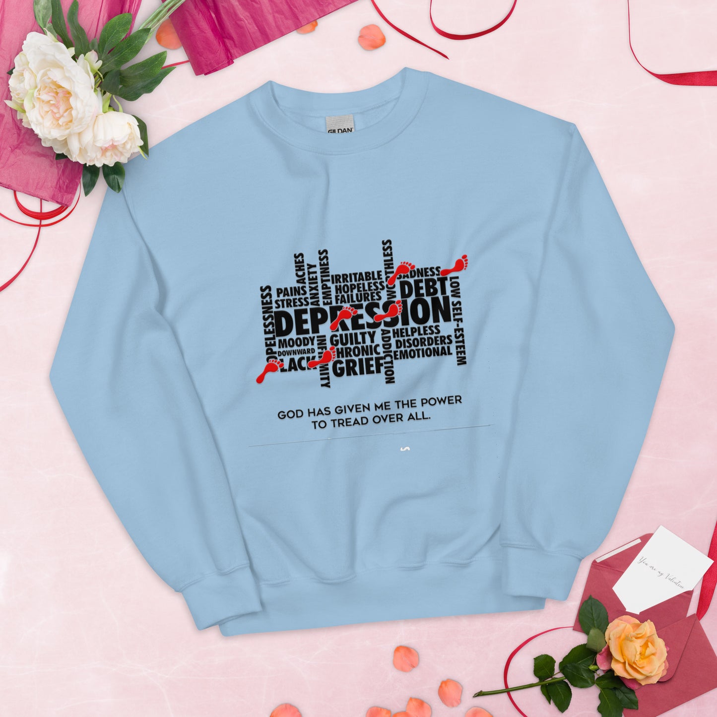 God Has Given Me The Power Luke 10:19 Unisex Sweatshirt