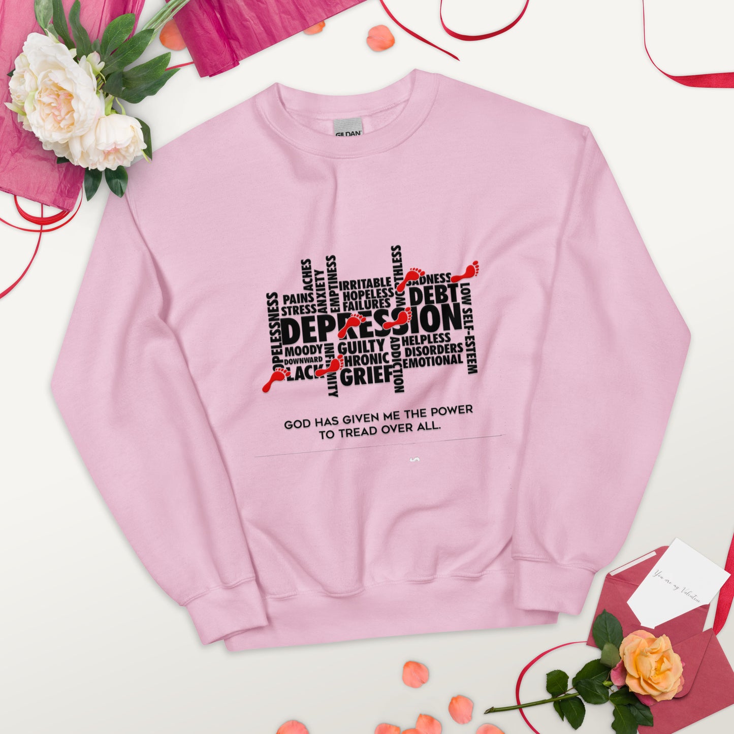 God Has Given Me The Power Luke 10:19 Unisex Sweatshirt