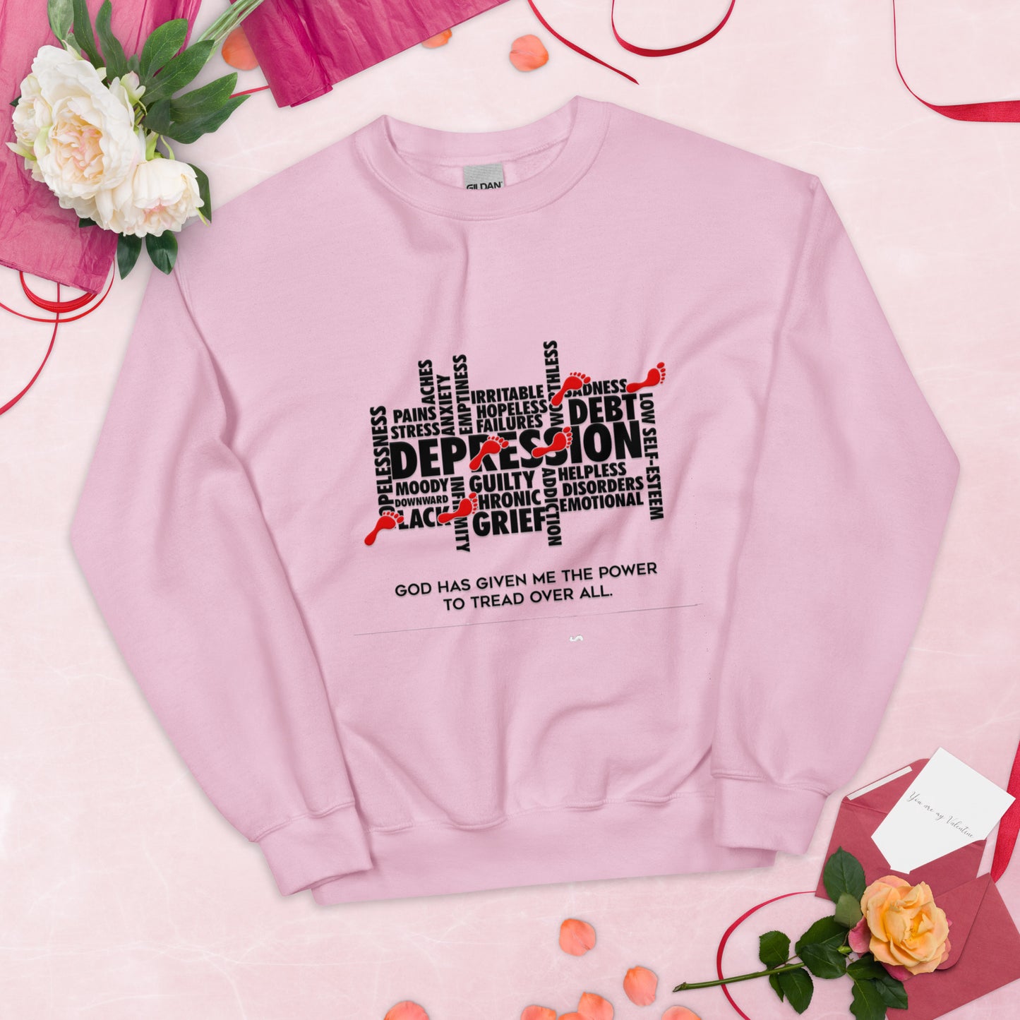 God Has Given Me The Power Luke 10:19 Unisex Sweatshirt