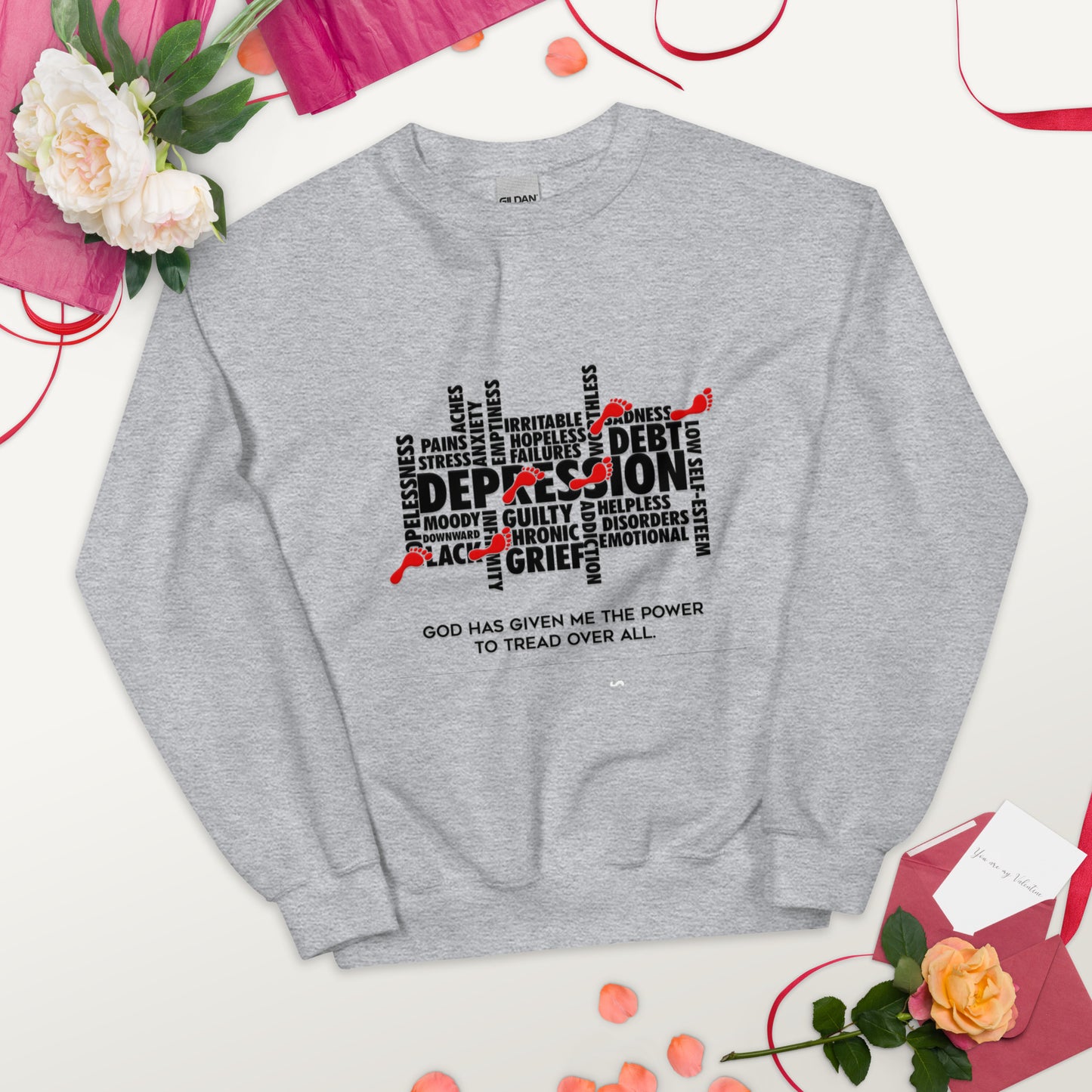 God Has Given Me The Power Luke 10:19 Unisex Sweatshirt