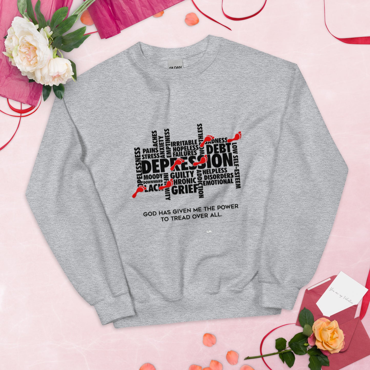 God Has Given Me The Power Luke 10:19 Unisex Sweatshirt