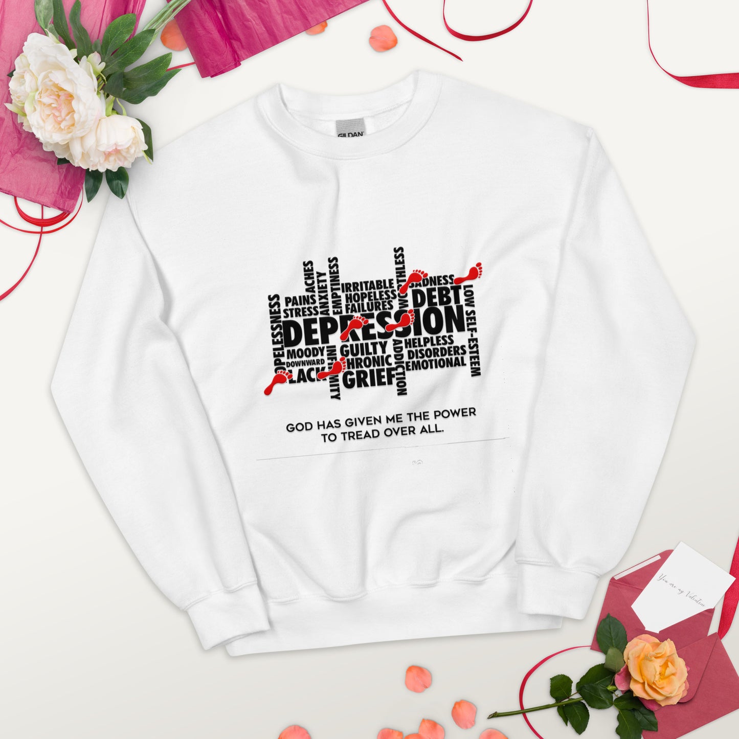God Has Given Me The Power Luke 10:19 Unisex Sweatshirt