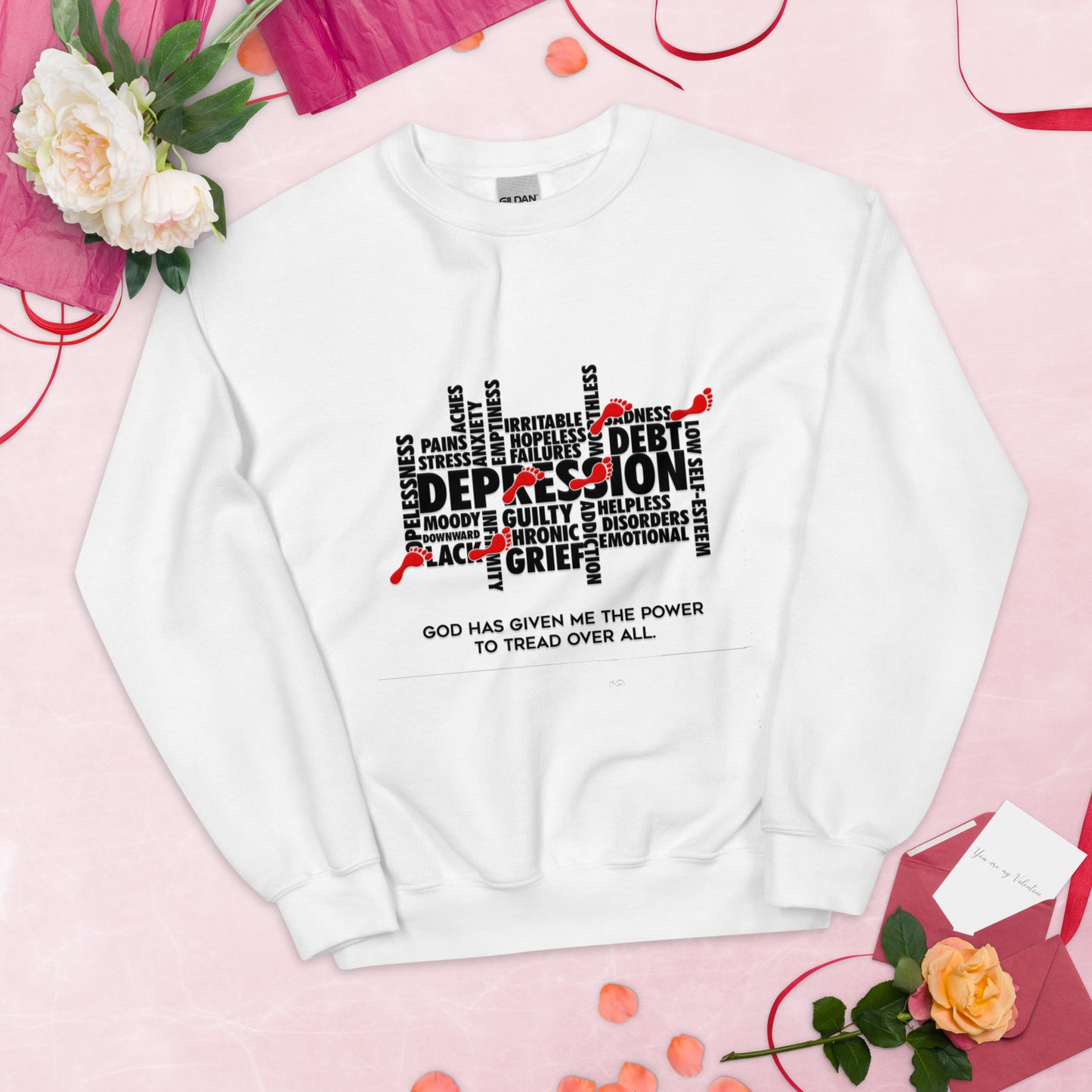 God Has Given Me The Power Luke 10:19 Unisex Sweatshirt