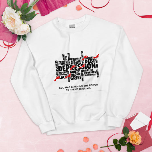 God Has Given Me The Power Luke 10:19 Unisex Sweatshirt