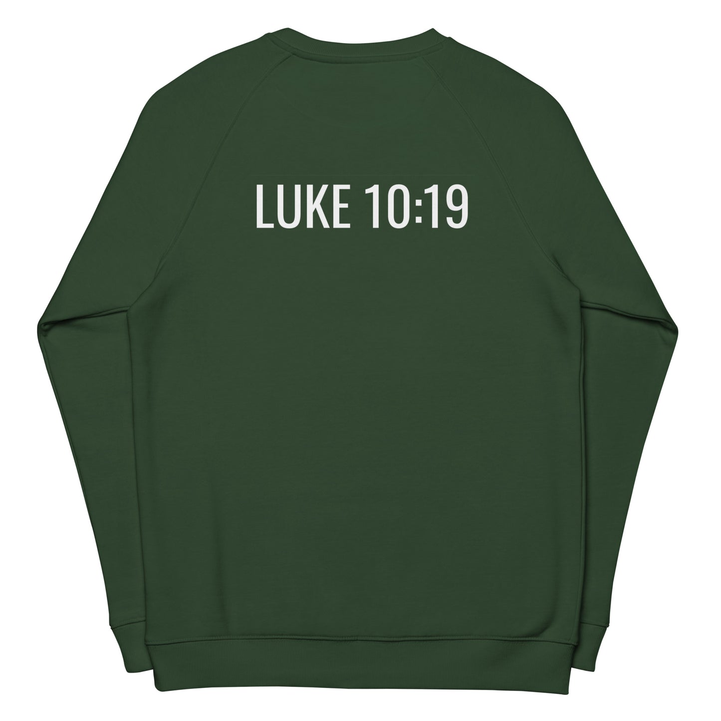 Power to Tread Unisex Organic Raglan Sweatshirt