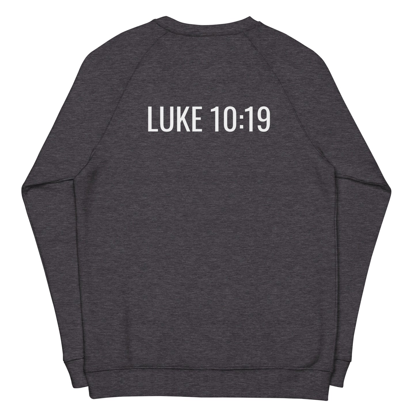 Power to Tread Unisex Organic Raglan Sweatshirt