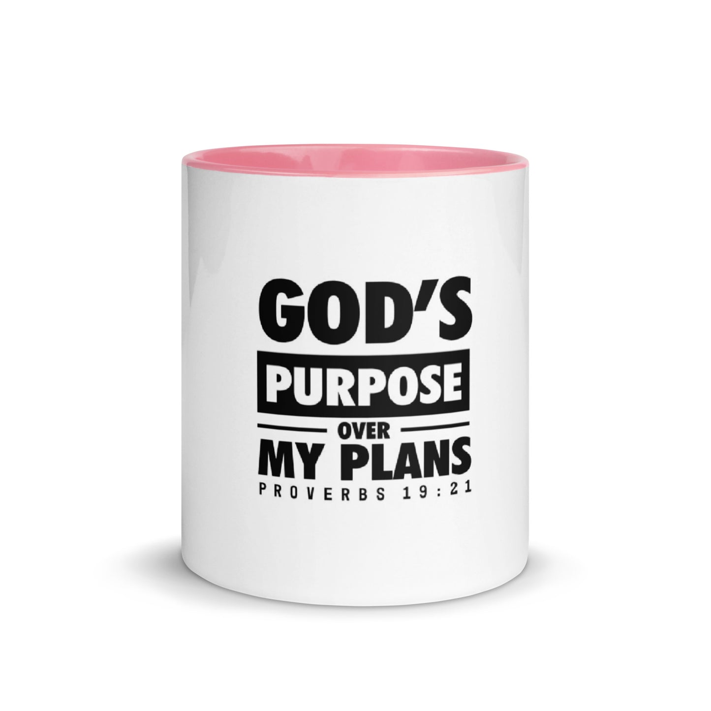GOD'S Purpose Over My Plans Proverb 19:21 Mug