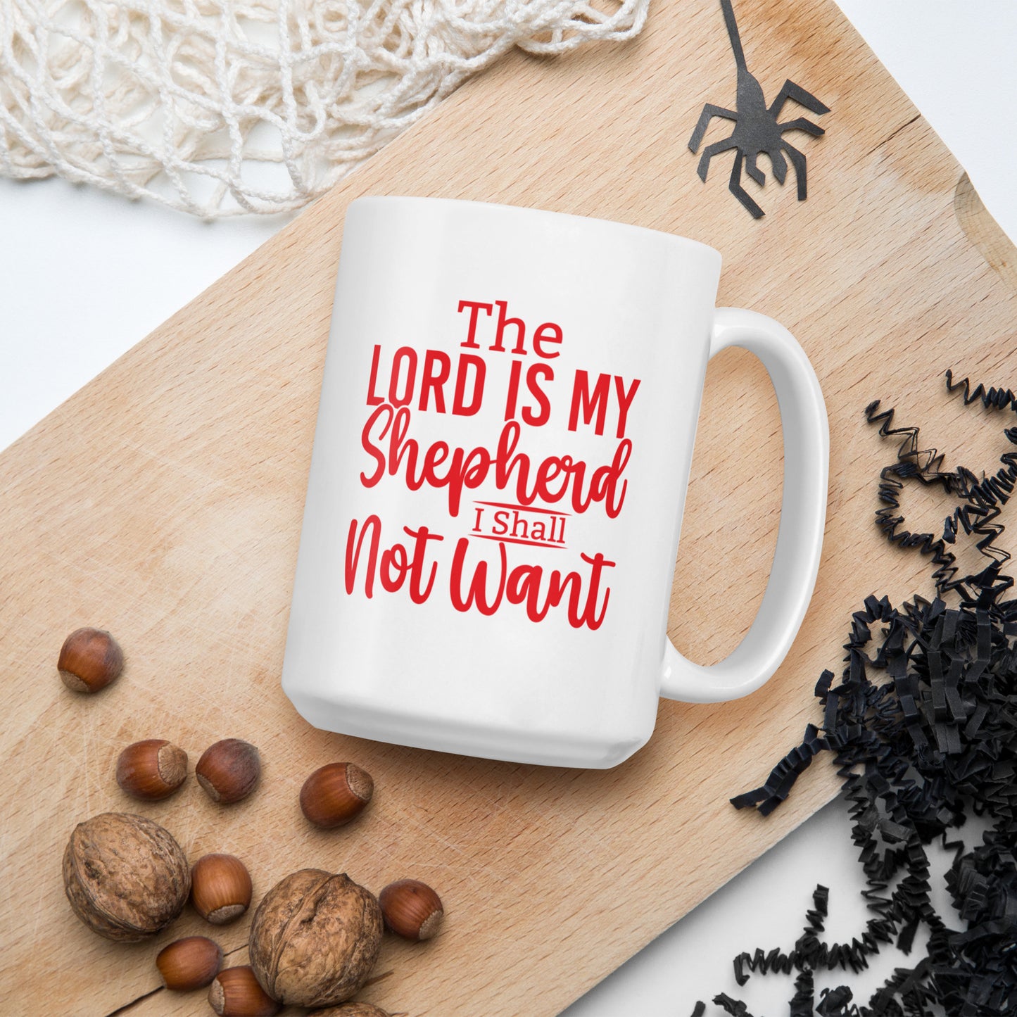 The Lord Is My Shepard White Mug