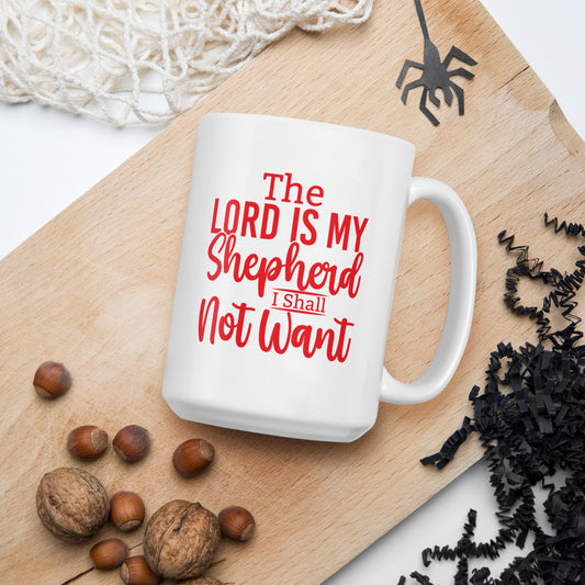 The Lord Is My Shepard White Mug