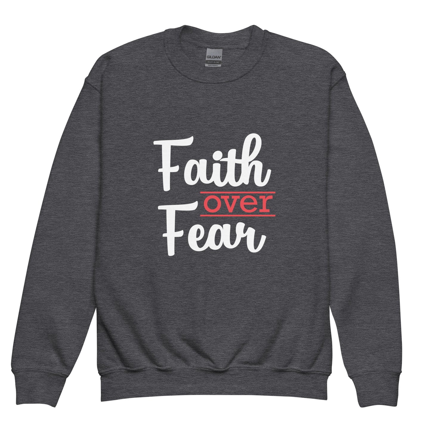 Faith Over Fear Psalm 118:6 Crewneck Sweatshirt