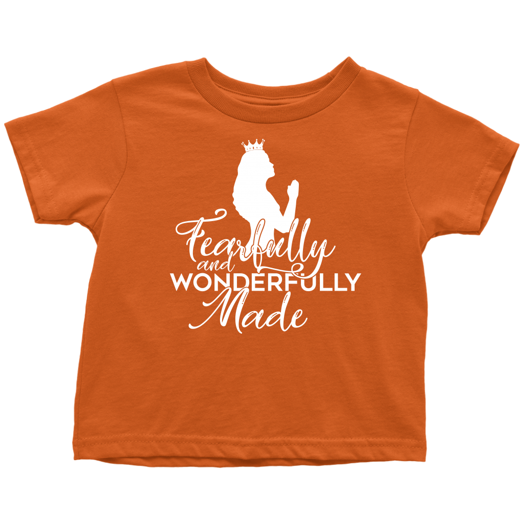 Fearfully & and Wonderfully made Shirts for Toddler Girls