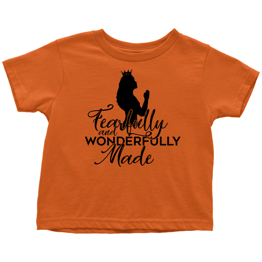 Fearfully & and Wonderfully made Shirts for Toddler Girls