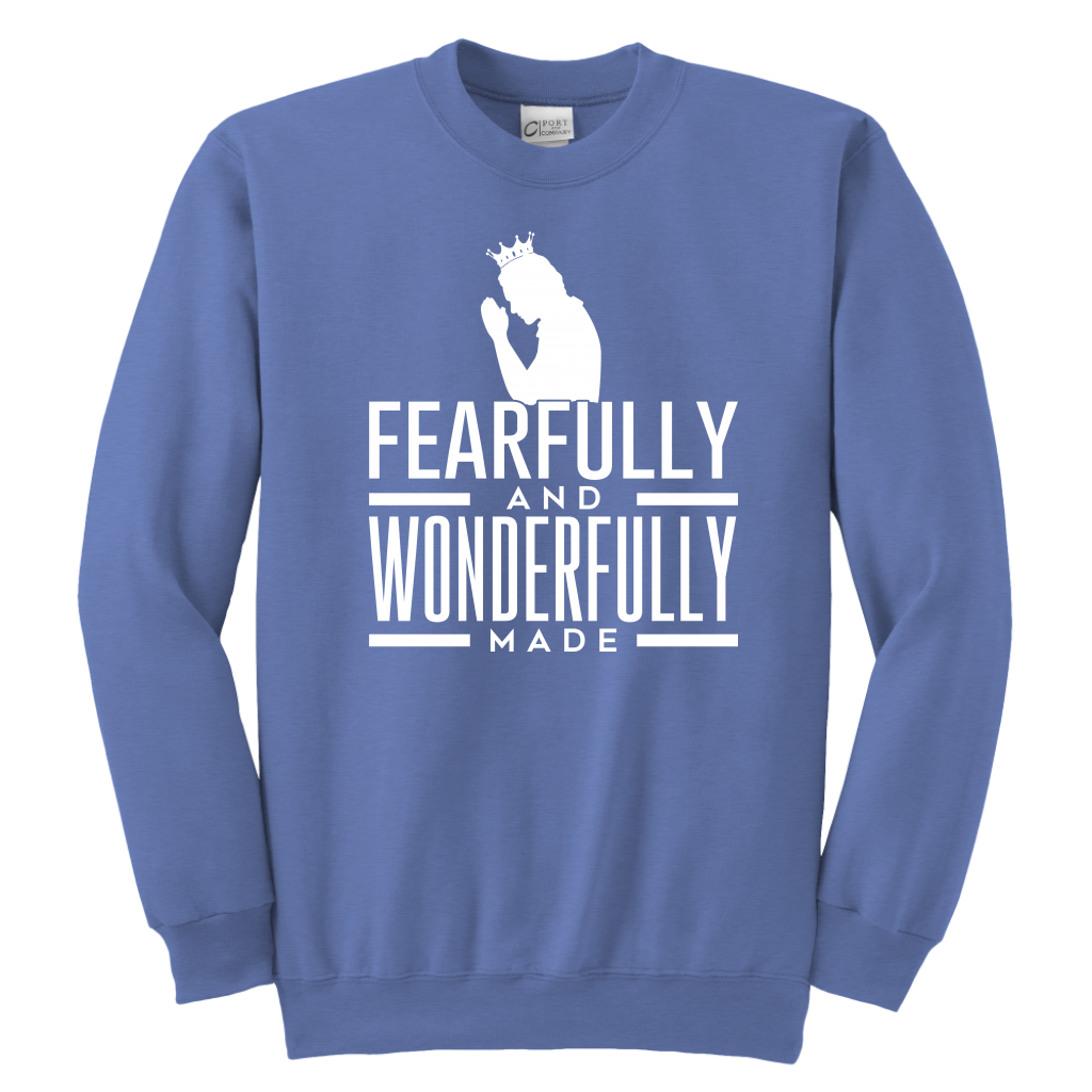 Fearfully and Wonderfully made Sweatshirts for Youth Boys