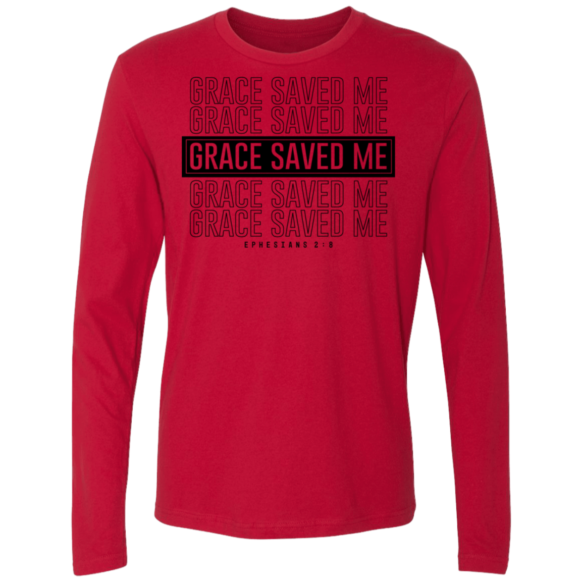 Grace Saved Me Long Sleeve Shirts for Men