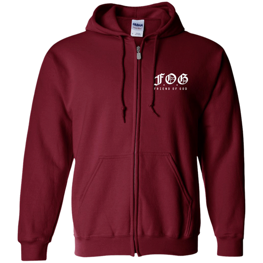 Friend of God Zip Up Hooded Sweatshirt for Men