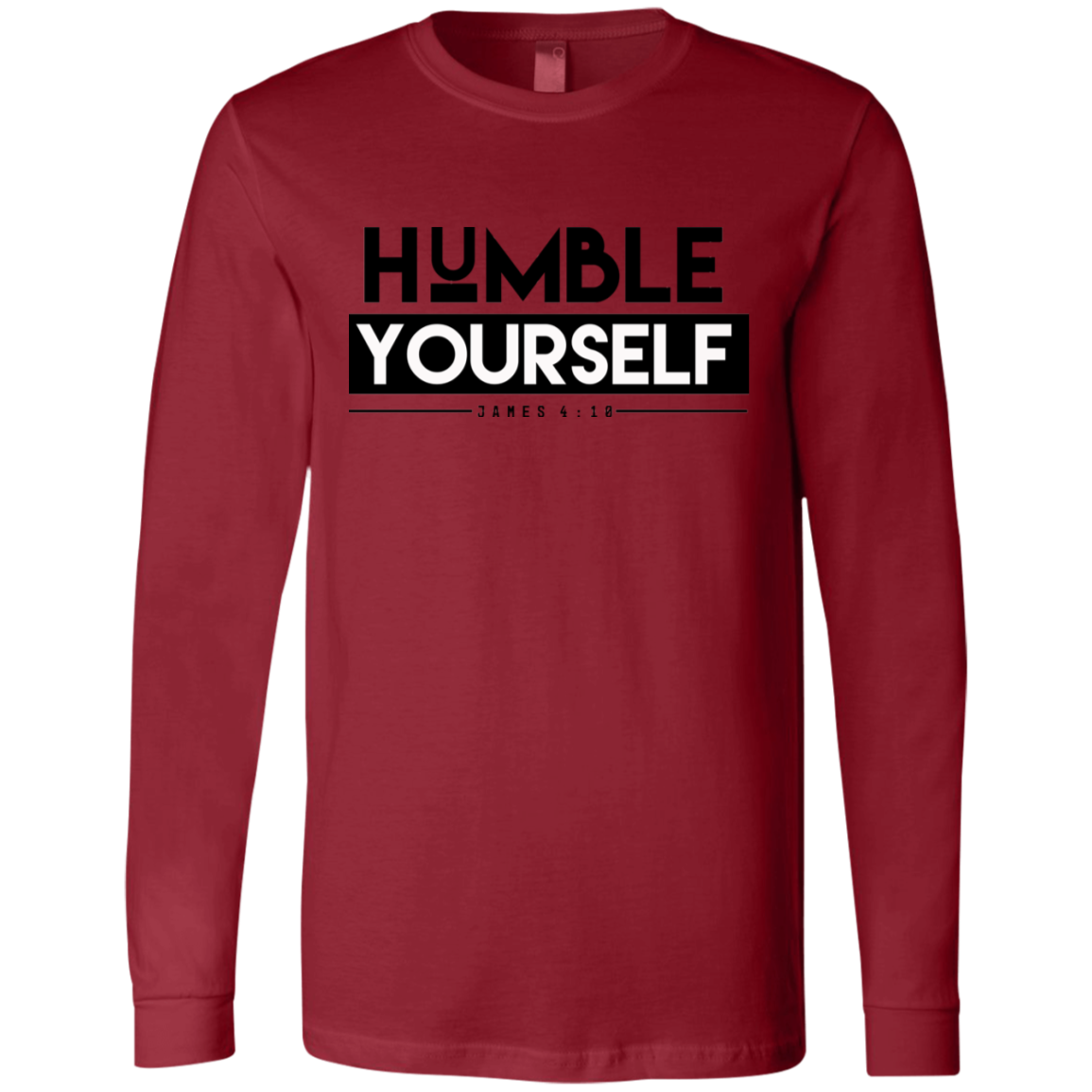 Humble Yourself Long Sleeve Shirt for Men