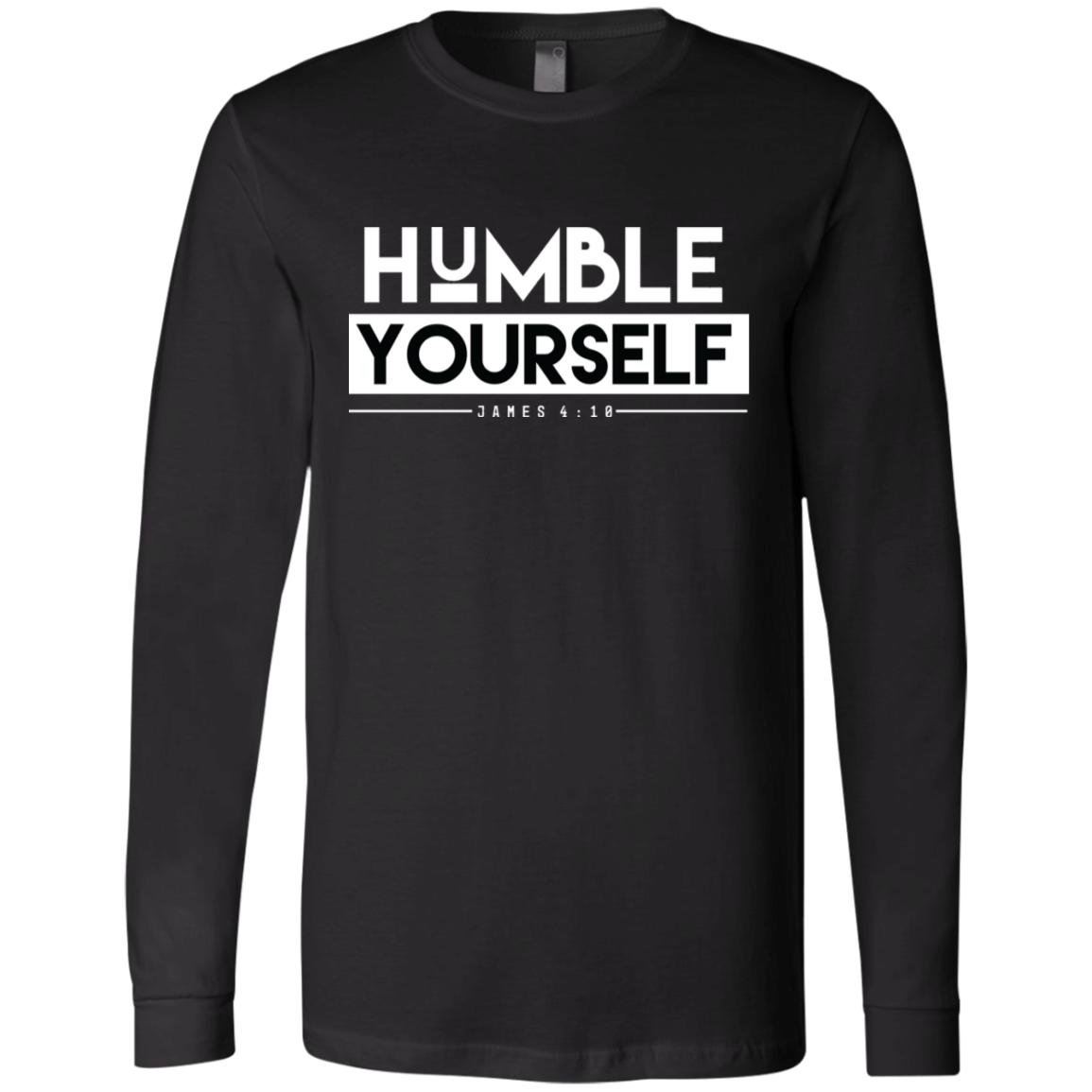 Humble Yourself Long Sleeve Jersey Shirt for Men