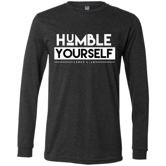 Humble Yourself Long Sleeve Jersey Shirt for Men