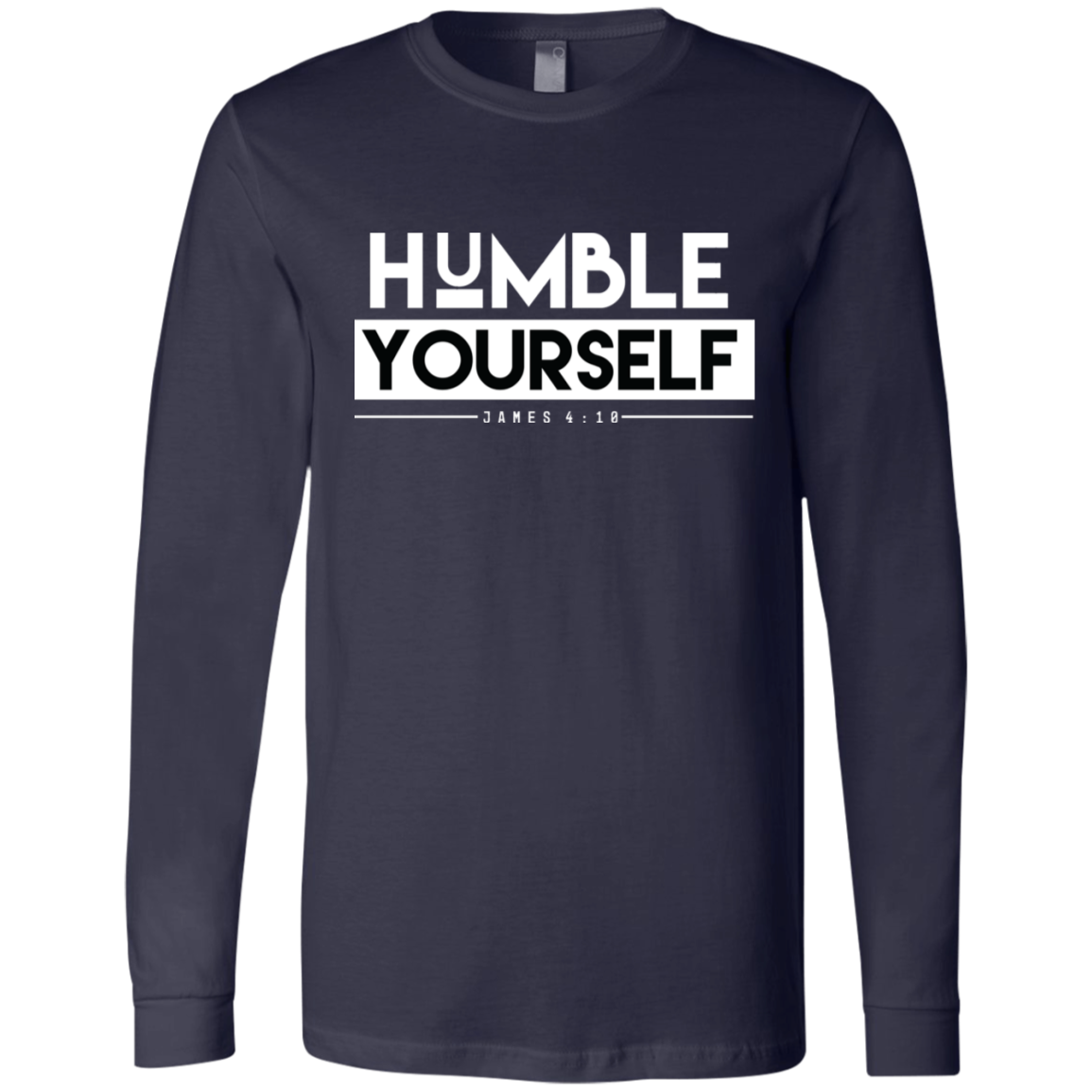 Humble Yourself Long Sleeve Jersey Shirt for Men