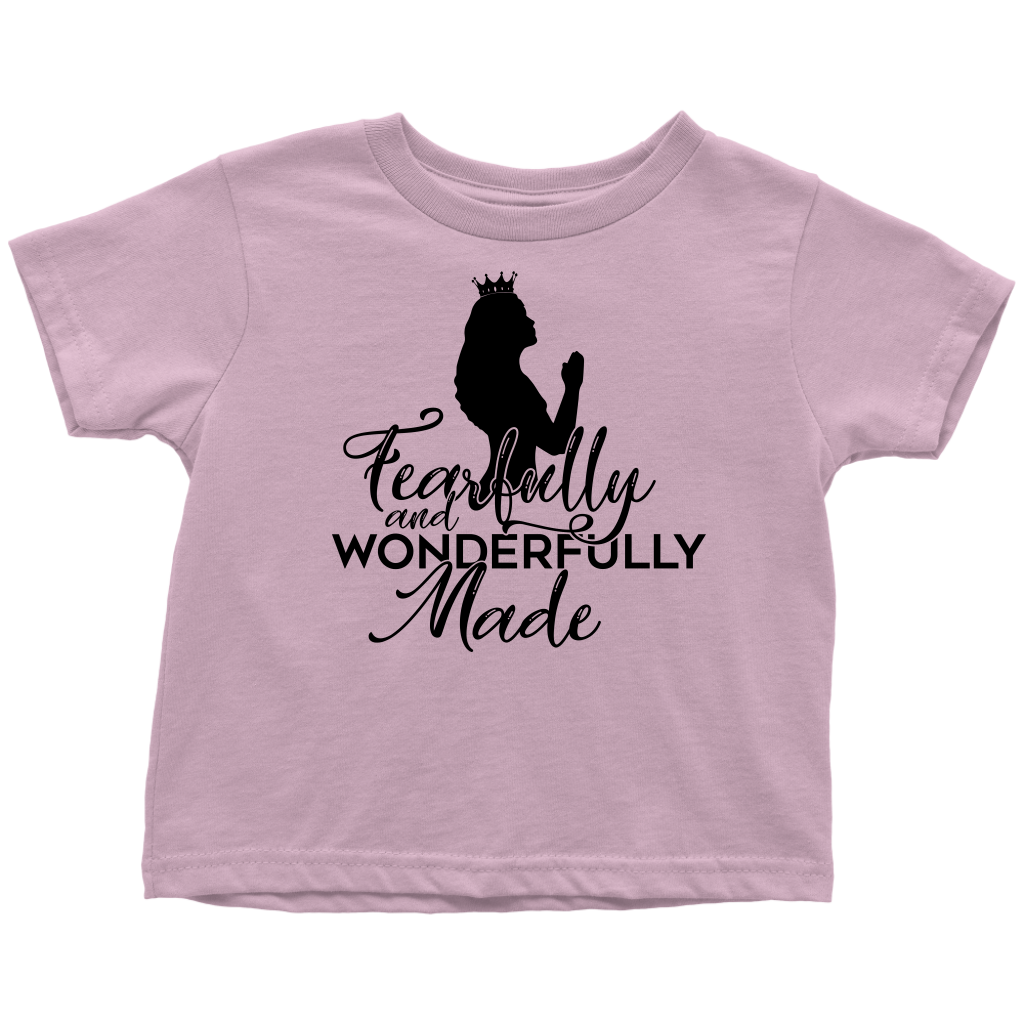 Fearfully & and Wonderfully made Shirts for Toddler Girls