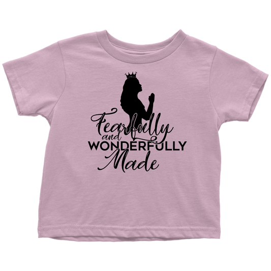 Fearfully & and Wonderfully made Shirts for Toddler Girls
