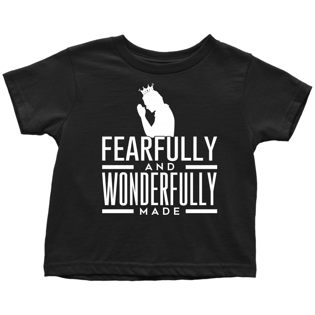 Fearfully & and Wonderfully made Shirts for Toddler Boys