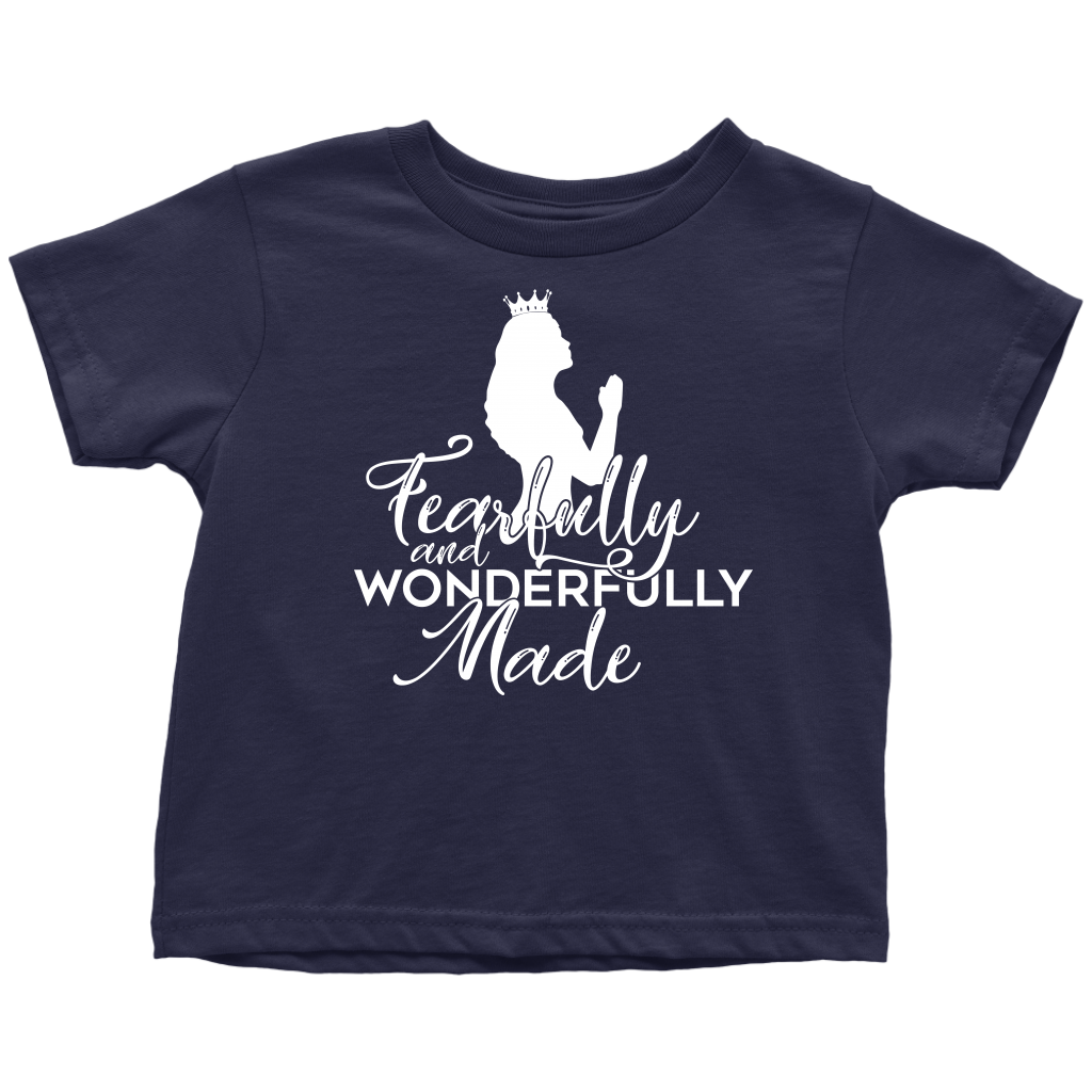 Fearfully & and Wonderfully made Shirts for Toddler Girls