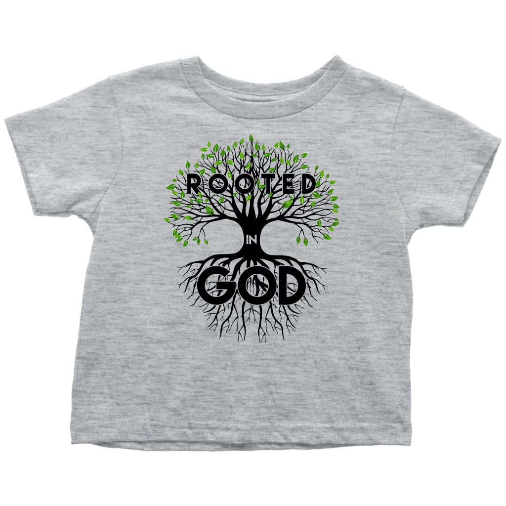 Rooted in God Shirts for Toddlers