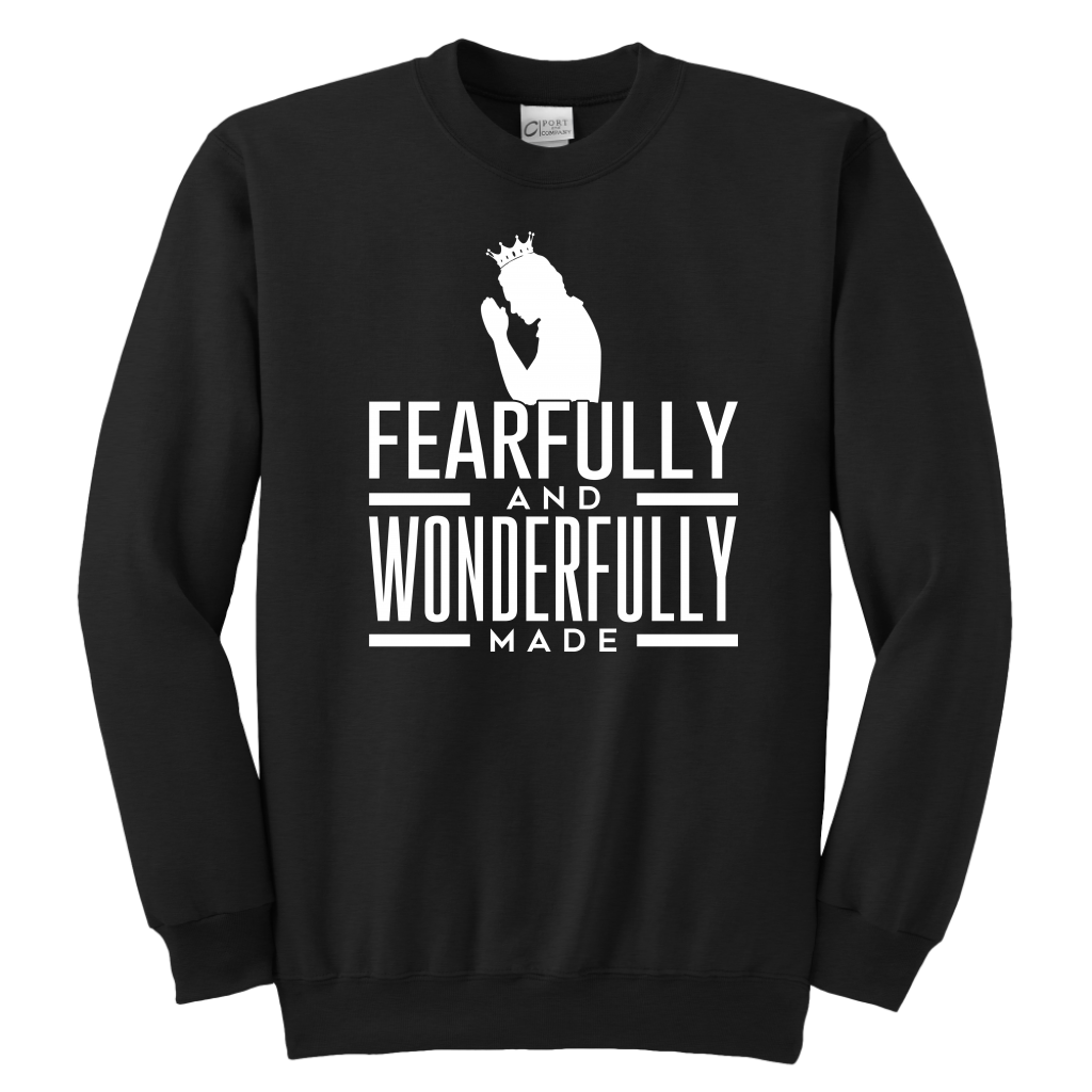 Fearfully and Wonderfully made Sweatshirts for Youth Boys