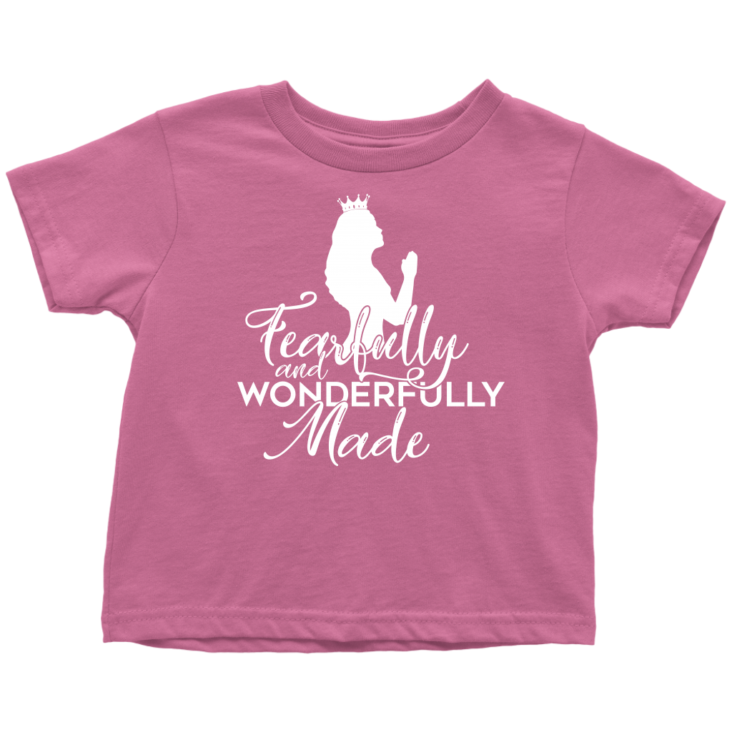 Fearfully & and Wonderfully made Shirts for Toddler Girls