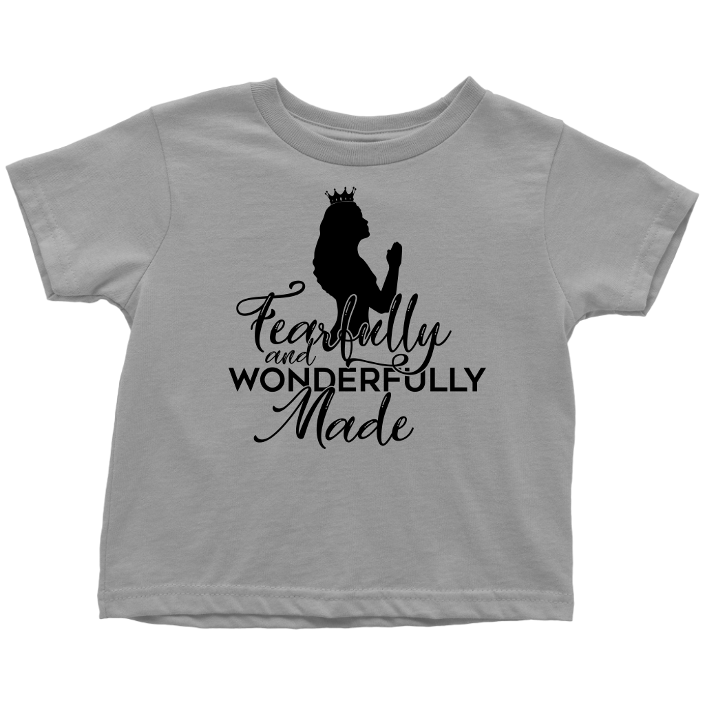 Fearfully & and Wonderfully made Shirts for Toddler Girls
