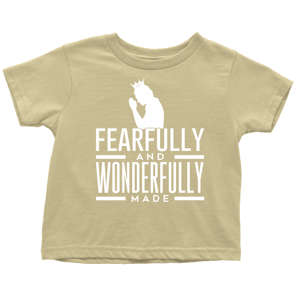 Fearfully & and Wonderfully made Shirts for Toddler Boys