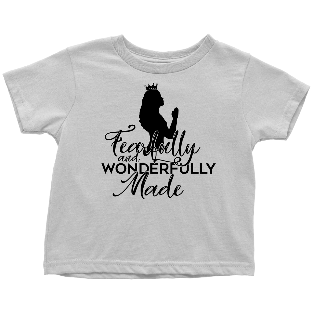 Fearfully & and Wonderfully made Shirts for Toddler Girls